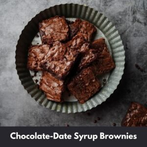 Chocolate-Date Syrup Brownies