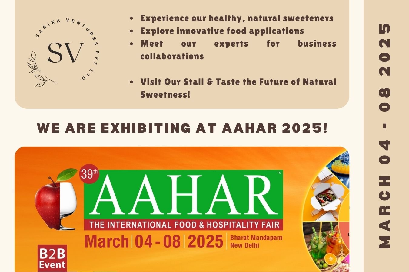 meet us at aahar 2025