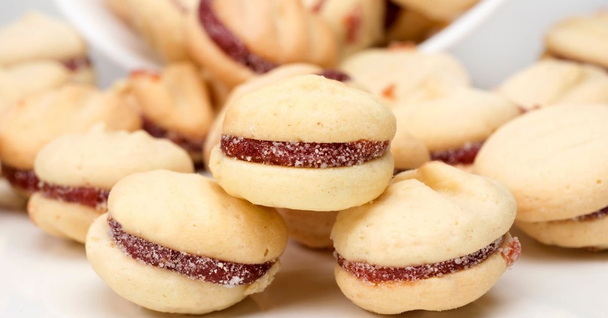 Traditional Brazilian dates paste cookies called goiabinha