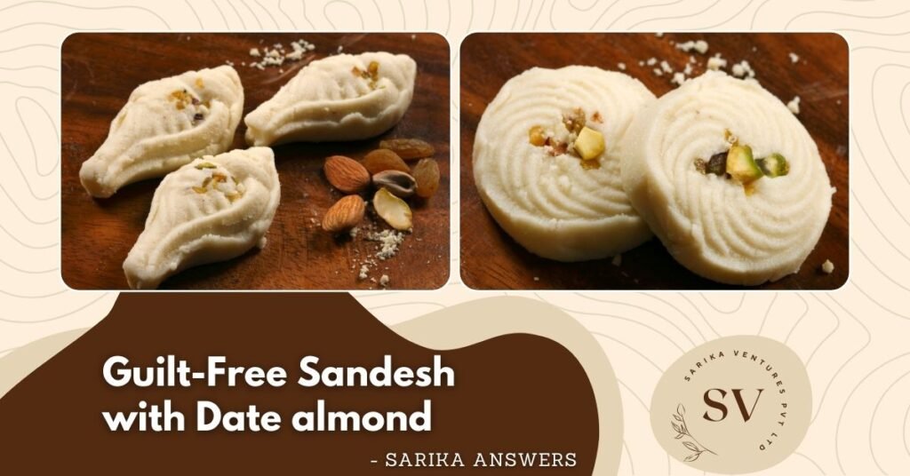 Date Almond Powder Sandesh Sugar Free Twist to a Bengali Classic