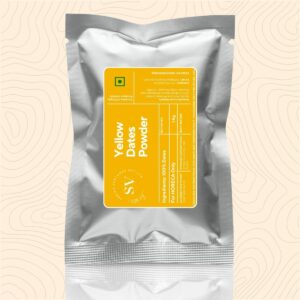 Yellow Dates Powder 1kg Pouch – Natural Sweetener